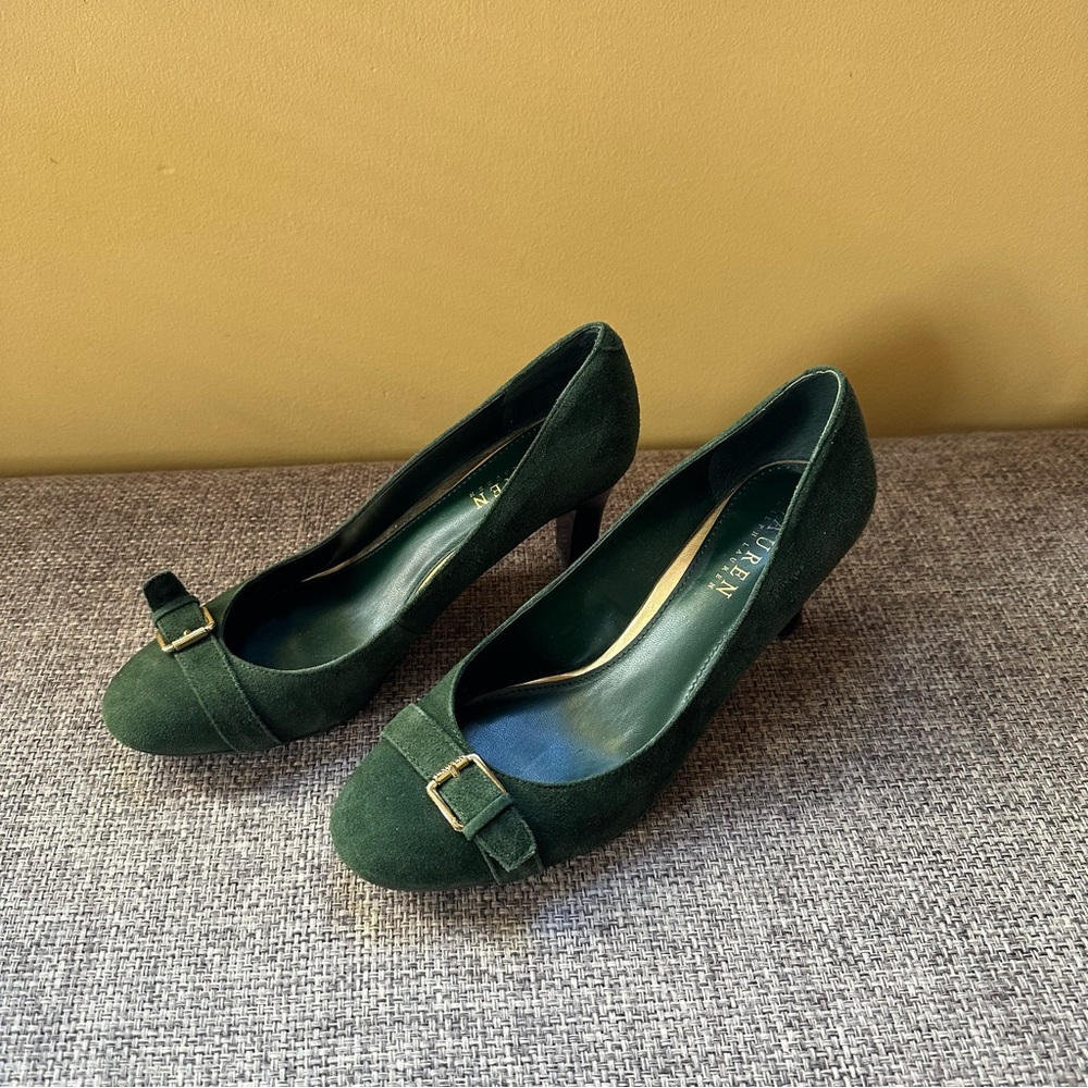 Ralph Lauren Suede Heels